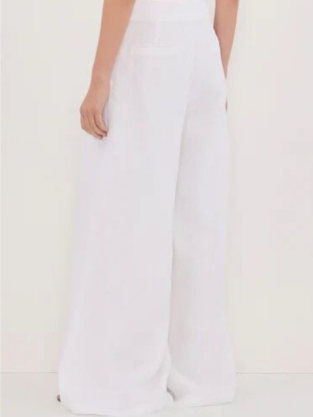 DISSH White Wide Leg Linen Pants NWT - Picture 2 of 5